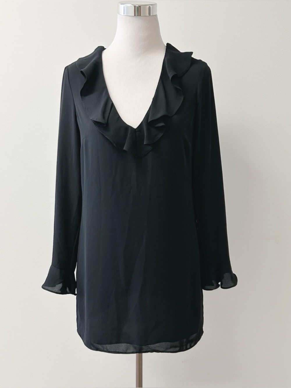 Charles Henry • Black Ruffle Dress
